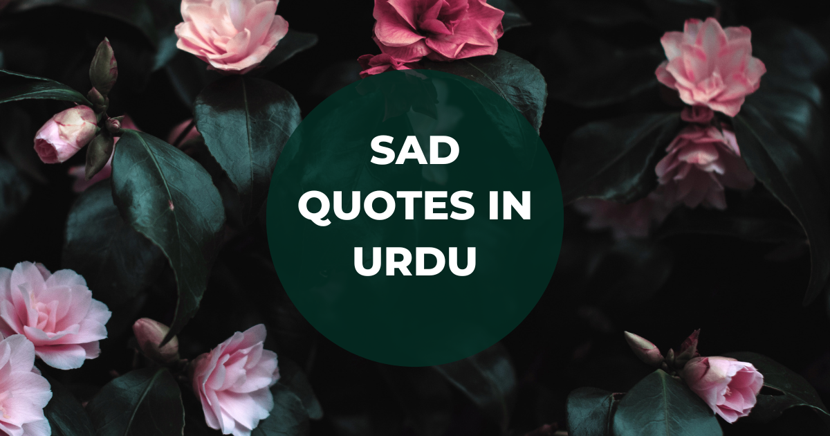 Sad Quotes In Urdu